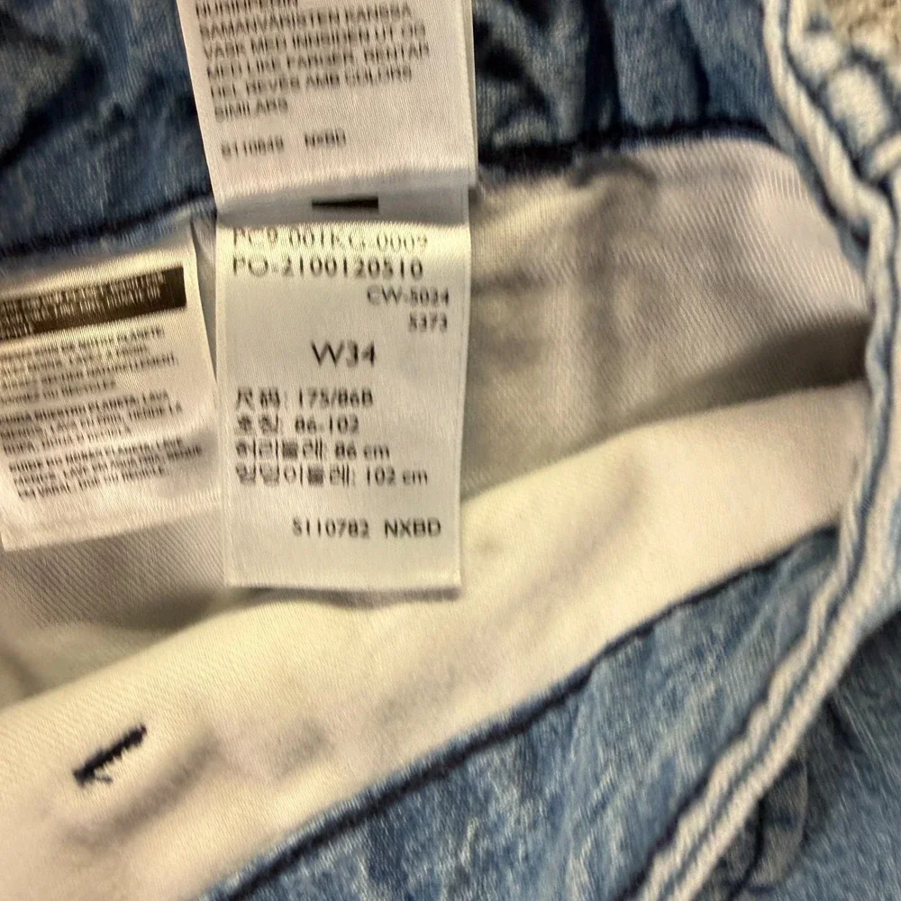 Levi's Shorts Mens 34 Blue Cotton Denim Cargo Carrier Summer Workwear Utility